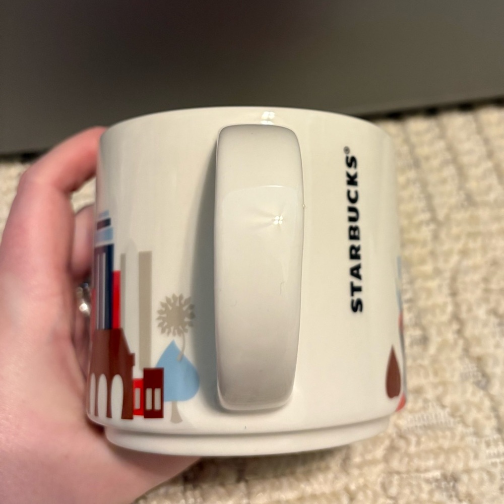 Starbucks Kansas City You Are Here Collection Themed Coffee Mug 2016 Red&White - Picture 4 of 8